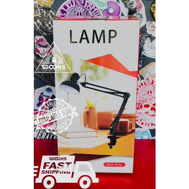 1pc Flexible Swing Arm Clamp Mount Tattoo Lamp Table Tattoo Light | SGOONS TATTOO SUPPLY 1pc Flexible Swing Arm Clamp Mount Tattoo Lamp Table Tattoo Light | SGOONS TATTOO SUPPLY