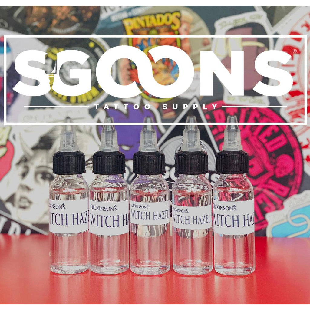 1oz (30mL) Dickinson's Witch Hazel Refill for Face and Body | SGOONS TATTOO SUPPLY 1oz (30mL) Dickinson's Witch Hazel Refill for Face and Body | SGOONS TATTOO SUPPLY
