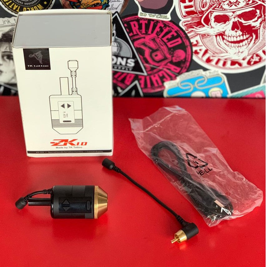 1pc 2021 Newest ZK10 Wireless Tattoo Battery Grip (RCA & RCA w/ Clip Cord) | SGOONS TATTOO SUPPLY 1pc 2021 Newest ZK10 Wireless Tattoo Battery Grip (RCA & RCA w/ Clip Cord) | SGOONS TATTOO SUPPLY