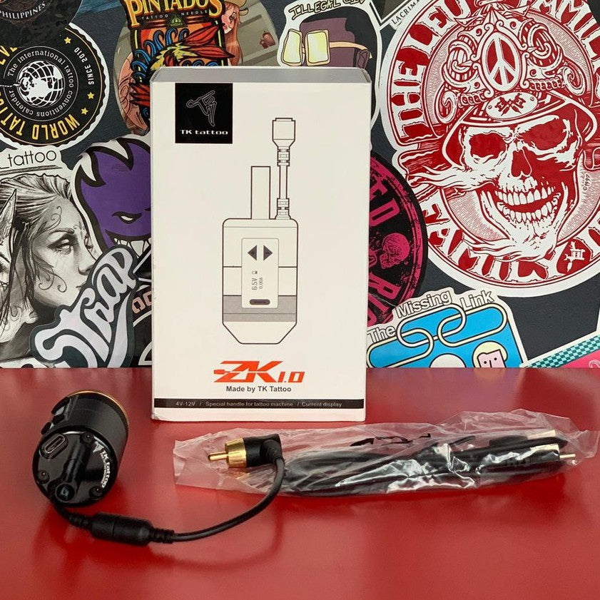 1pc 2021 Newest ZK10 Wireless Tattoo Battery Grip (RCA & RCA w/ Clip Cord) | SGOONS TATTOO SUPPLY 1pc 2021 Newest ZK10 Wireless Tattoo Battery Grip (RCA & RCA w/ Clip Cord) | SGOONS TATTOO SUPPLY