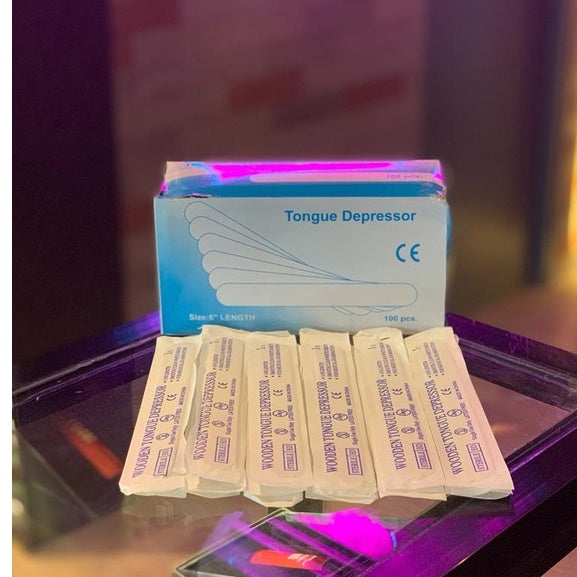TONGUE DEPRESSOR (Individual pack) Spatula I SGOONS TATTOO SUPPLY TONGUE DEPRESSOR (Individual pack) Spatula I SGOONS TATTOO SUPPLY