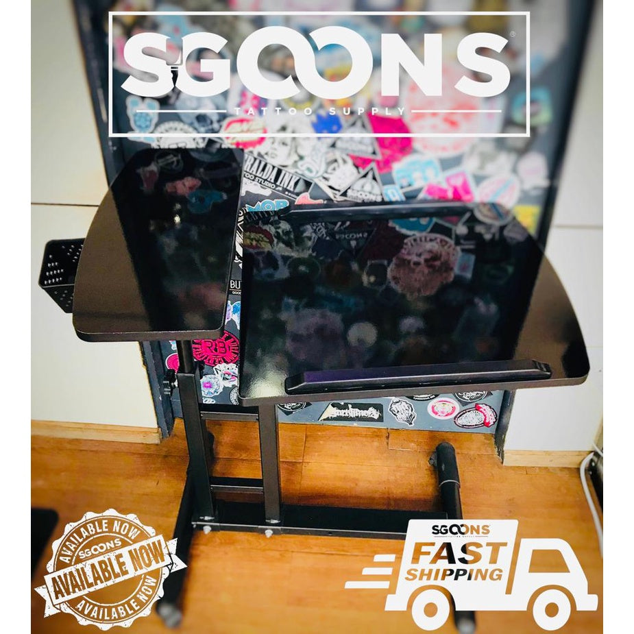 1pc Adjustable Tattoo Pro Desk, Tattoo Mobile and Tattoo Work Station | SGOONS TATTOO SUPPLY 1pc Adjustable Tattoo Pro Desk, Tattoo Mobile and Tattoo Work Station | SGOONS TATTOO SUPPLY