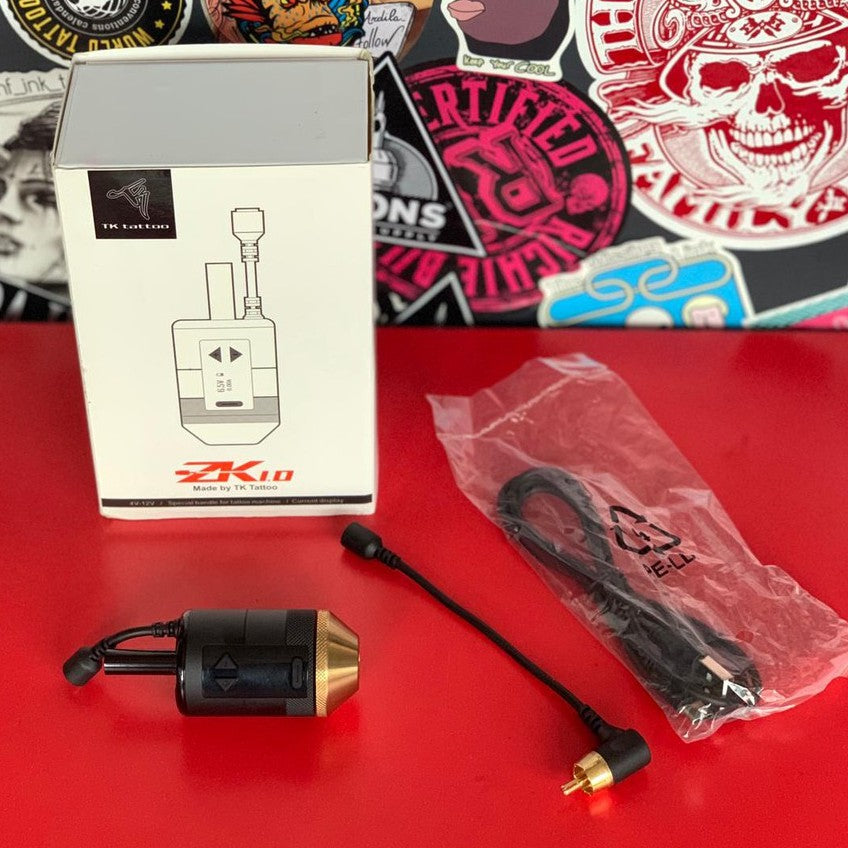 1pc 2021 Newest ZK10 Wireless Tattoo Battery Grip (RCA & RCA w/ Clip Cord) | SGOONS TATTOO SUPPLY 1pc 2021 Newest ZK10 Wireless Tattoo Battery Grip (RCA & RCA w/ Clip Cord) | SGOONS TATTOO SUPPLY