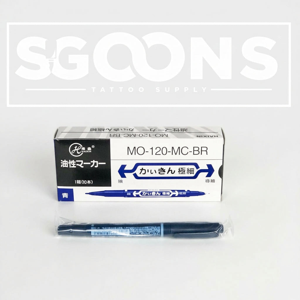 Tattoo Double Tip Temporary Ink Skin Marker Pen | SGOONS TATTOO SUPPLY Tattoo Double Tip Temporary Ink Skin Marker Pen | SGOONS TATTOO SUPPLY