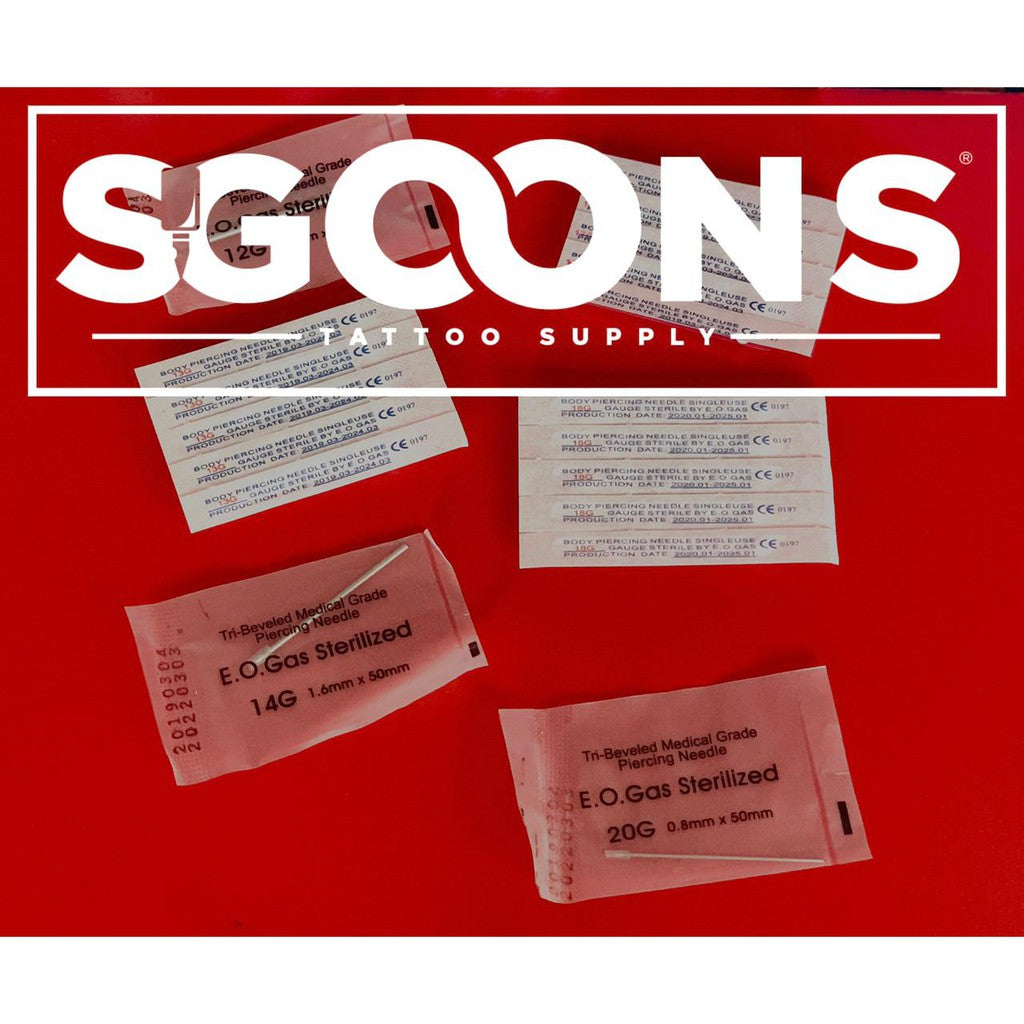 Sterilized Piercing Ear Nose Body Piercing per piece | SGOONS TATTOO SUPPLY Sterilized Piercing Ear Nose Body Piercing per piece | SGOONS TATTOO SUPPLY