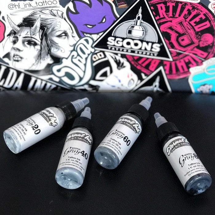 Professional and Original Eternal Neutral Tattoo Inks Set , Made in USA | SGOONS TATTOO SUPPLY Professional and Original Eternal Neutral Tattoo Inks Set , Made in USA | SGOONS TATTOO SUPPLY