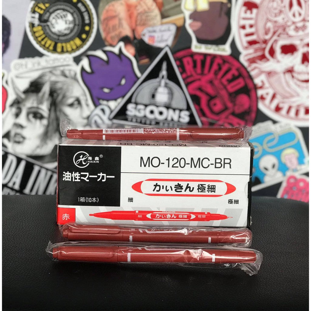 Tattoo Double Tip Temporary Ink Skin Marker Pen | SGOONS TATTOO SUPPLY Tattoo Double Tip Temporary Ink Skin Marker Pen | SGOONS TATTOO SUPPLY