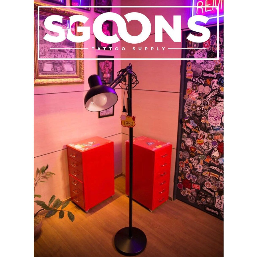 Flexible Swing Stand Mount Tattoo Lamp Tattoo Light | SGOONS TATTOO SUPPLY Flexible Swing Stand Mount Tattoo Lamp Tattoo Light | SGOONS TATTOO SUPPLY