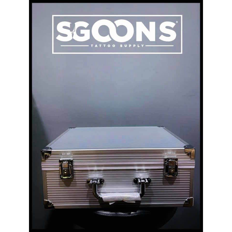 Tattoo Aluminum Machine Storage Case Carrying Box Empty Organizer | SGOONS TATTOO SUPPLY Tattoo Aluminum Machine Storage Case Carrying Box Empty Organizer | SGOONS TATTOO SUPPLY