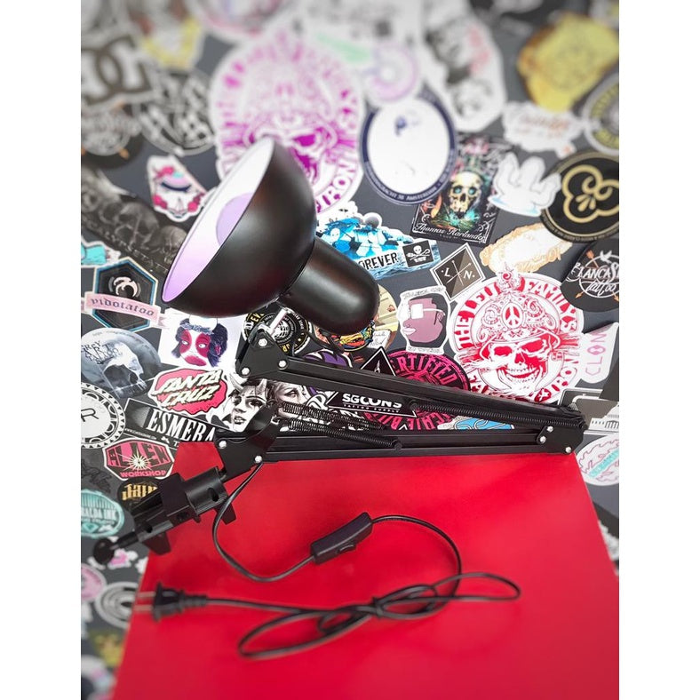 1pc Flexible Swing Arm Clamp Mount Tattoo Lamp Table Tattoo Light | SGOONS TATTOO SUPPLY 1pc Flexible Swing Arm Clamp Mount Tattoo Lamp Table Tattoo Light | SGOONS TATTOO SUPPLY