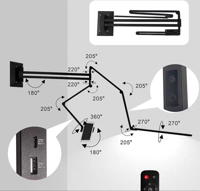 Adjustable Wall Mounted Light Adjustable Wall Mounted Light