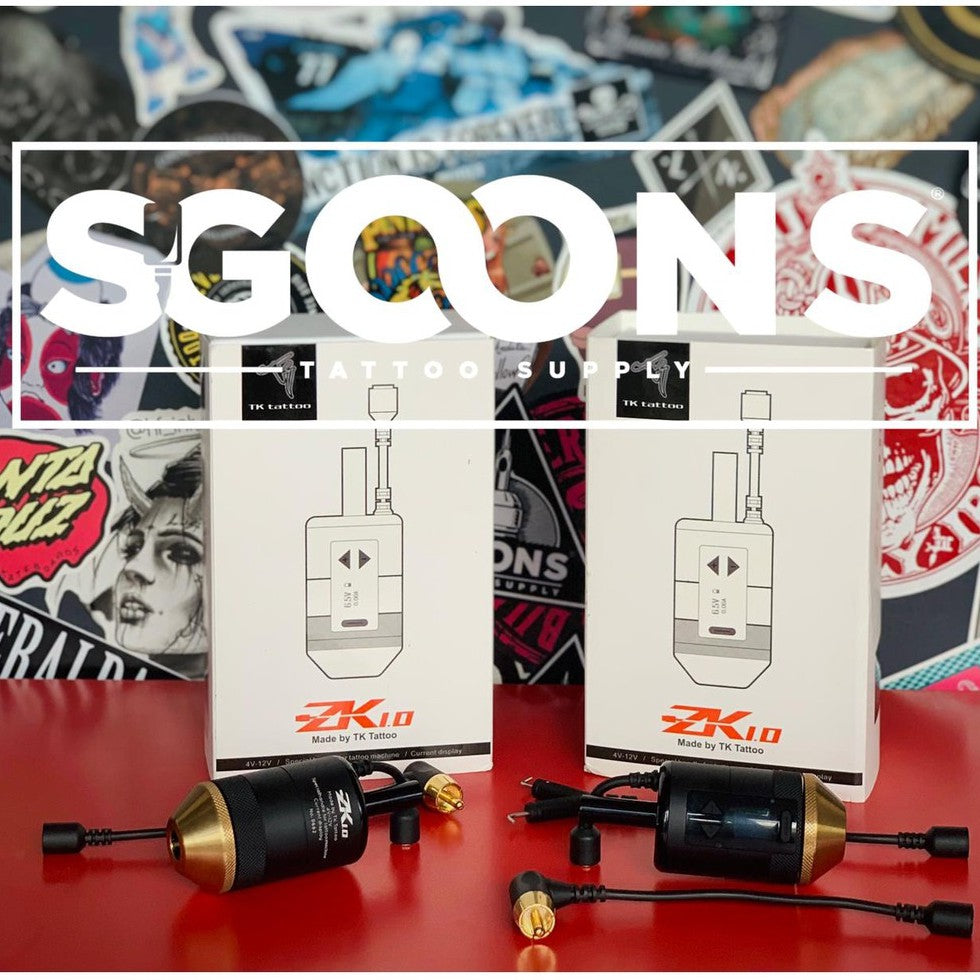1pc 2021 Newest ZK10 Wireless Tattoo Battery Grip (RCA & RCA