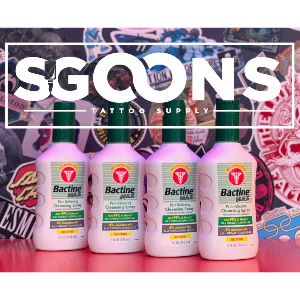Tattoo Bactine Max Tattoo Cleansing Liquid 5oz | SGOONS TATTOO SUPPLY Tattoo Bactine Max Tattoo Cleansing Liquid 5oz | SGOONS TATTOO SUPPLY