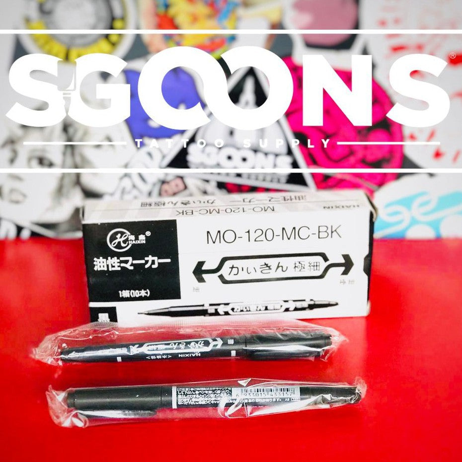 Tattoo Double Tip Temporary Ink Skin Marker Pen | SGOONS TATTOO SUPPLY Tattoo Double Tip Temporary Ink Skin Marker Pen | SGOONS TATTOO SUPPLY