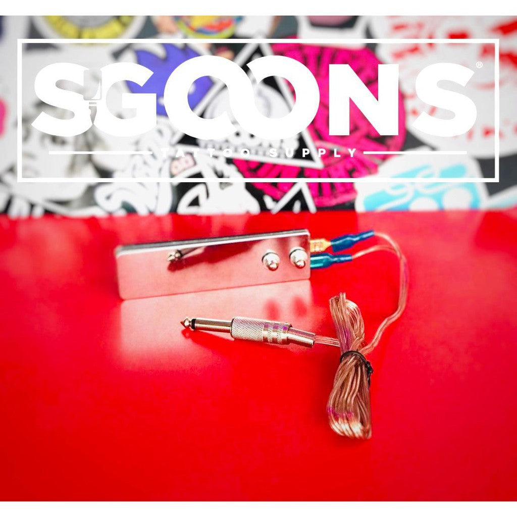 Rectangular Stainless Steel Tattoo Foot Pedal Footswitch Affordable | SGOONS TATTOO SUPPLY Rectangular Stainless Steel Tattoo Foot Pedal Footswitch Affordable | SGOONS TATTOO SUPPLY