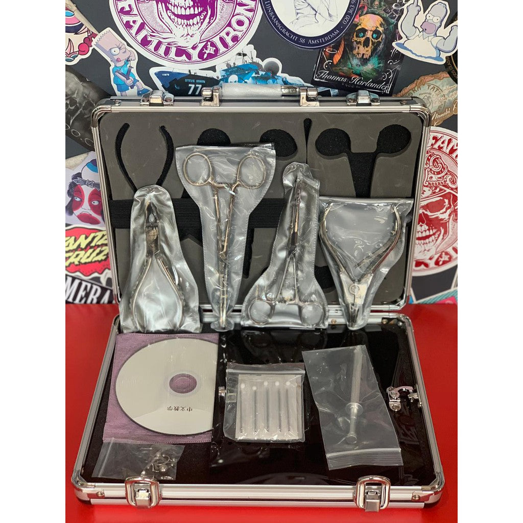 Professional Body Piercing Tool Kit (5 tools and 4 tools) Ear Nose Navel Set | SGOONS TATTOO SUPPLY Professional Body Piercing Tool Kit (5 tools and 4 tools) Ear Nose Navel Set | SGOONS TATTOO SUPPLY