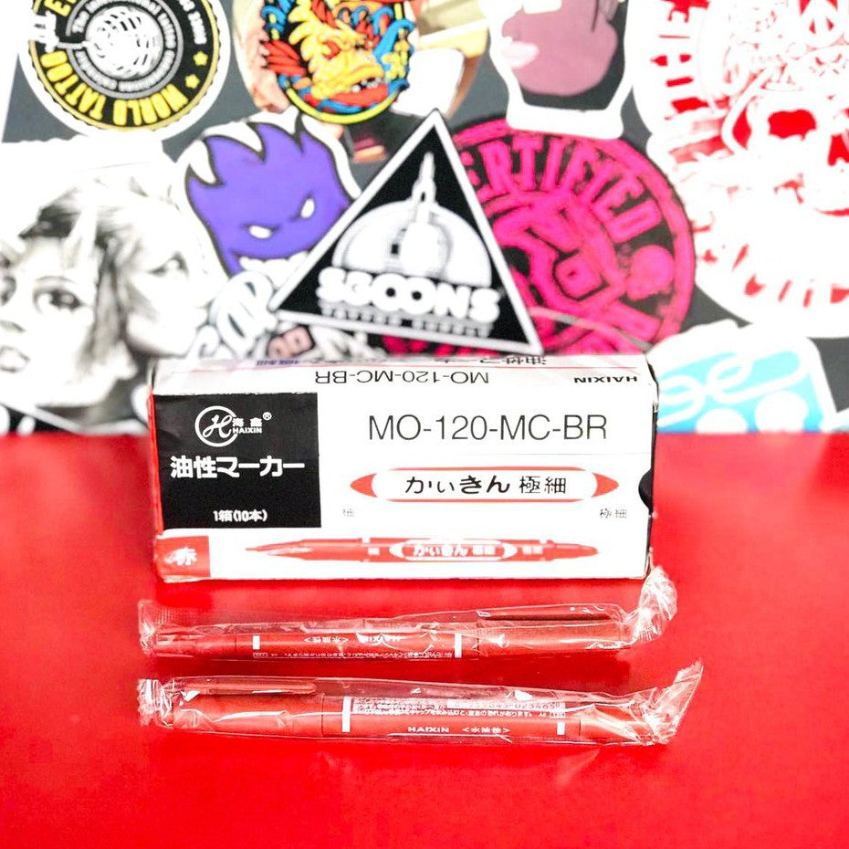 Tattoo Double Tip Temporary Ink Skin Marker Pen | SGOONS TATTOO SUPPLY Tattoo Double Tip Temporary Ink Skin Marker Pen | SGOONS TATTOO SUPPLY