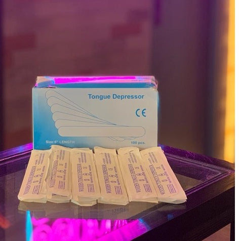 TONGUE DEPRESSOR (Individual pack) Spatula I SGOONS TATTOO SUPPLY TONGUE DEPRESSOR (Individual pack) Spatula I SGOONS TATTOO SUPPLY