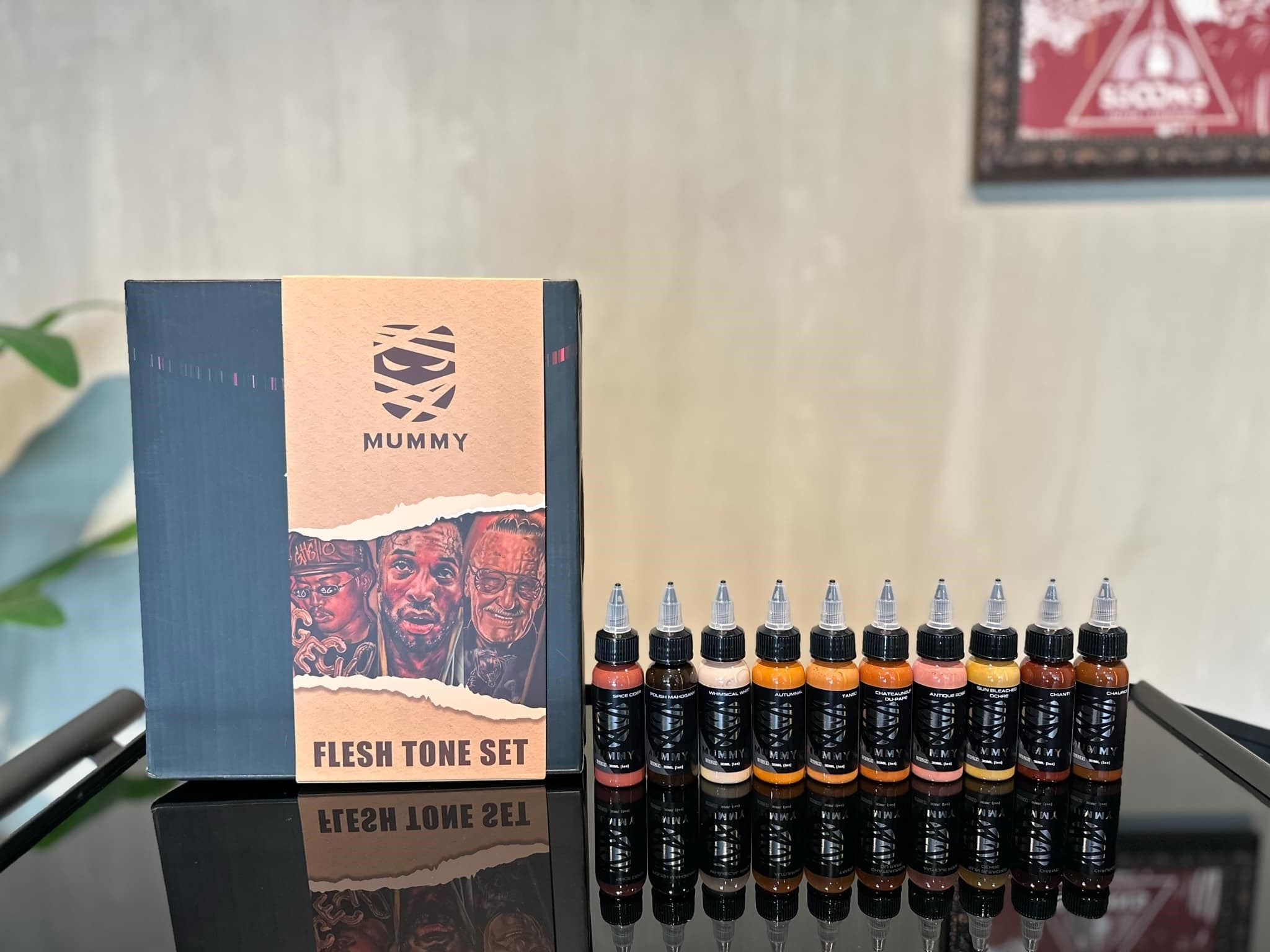 Original Mummy Professional Tattoo Ink Gray Set & Fleshtone set 30ML | SGOONS TATTOO SUPPLY Original Mummy Professional Tattoo Ink Gray Set & Fleshtone set 30ML | SGOONS TATTOO SUPPLY
