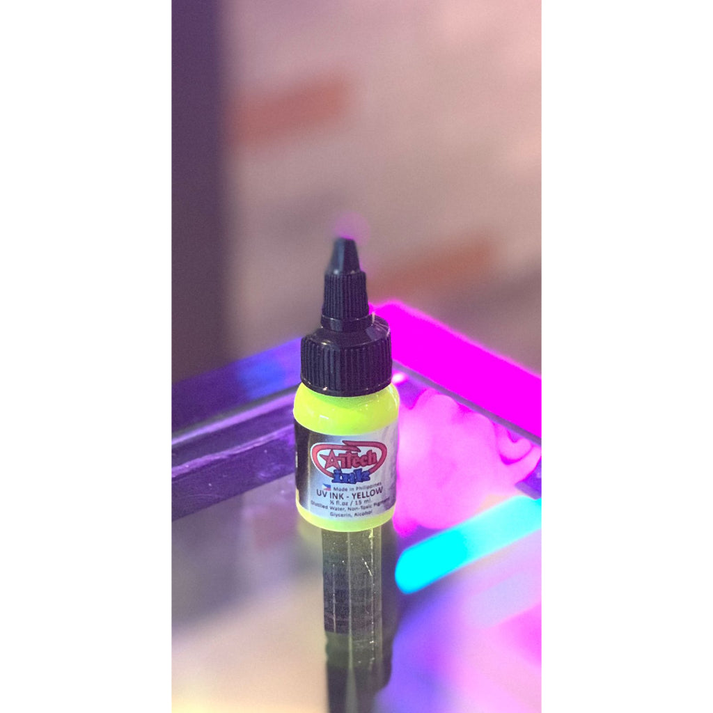 1 pc (1/2oz) ARTECH INK TATTOO COLORS UV (BLACK LIGHT) INK COLORS | SGOONS TATTOO SUPPLY 1 pc (1/2oz) ARTECH INK TATTOO COLORS UV (BLACK LIGHT) INK COLORS | SGOONS TATTOO SUPPLY