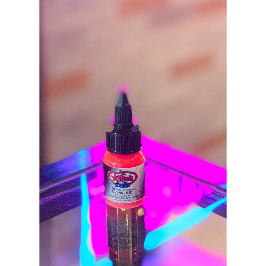 1 pc (1/2oz) ARTECH INK TATTOO COLORS UV (BLACK LIGHT) INK COLORS | SGOONS TATTOO SUPPLY 1 pc (1/2oz) ARTECH INK TATTOO COLORS UV (BLACK LIGHT) INK COLORS | SGOONS TATTOO SUPPLY