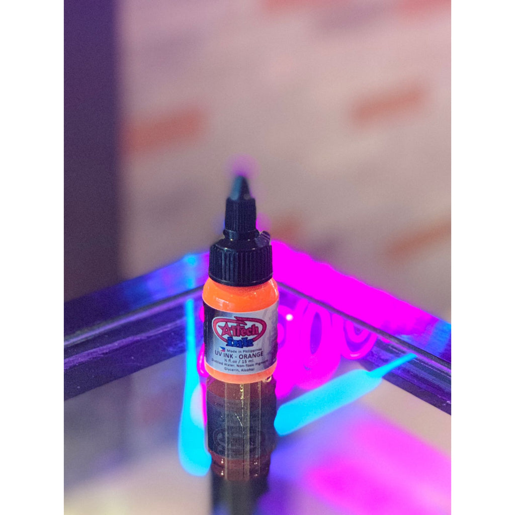 1 pc (1/2oz) ARTECH INK TATTOO COLORS UV (BLACK LIGHT) INK COLORS | SGOONS TATTOO SUPPLY 1 pc (1/2oz) ARTECH INK TATTOO COLORS UV (BLACK LIGHT) INK COLORS | SGOONS TATTOO SUPPLY
