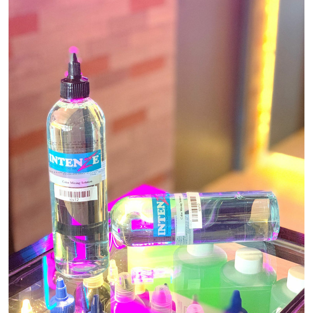 Intenze Color Mixing Solution 12oz | SGOONS TATTOO SUPPLY Intenze Color Mixing Solution 12oz | SGOONS TATTOO SUPPLY