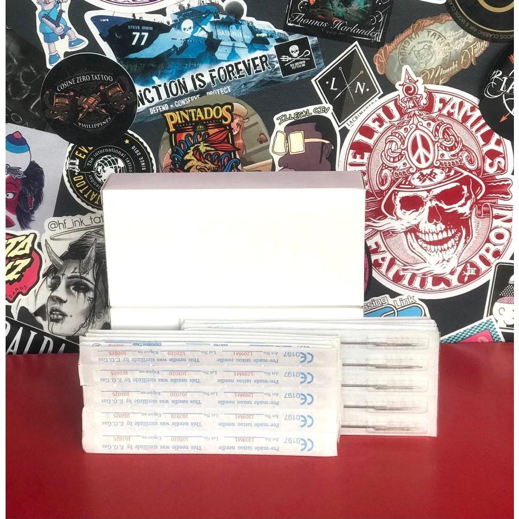 50pcs/box Assorted (Mixed Size) PINTADOS Premium Standard Tattoo (RL, RS, M1, RM) | SGOONS 50pcs/box Assorted (Mixed Size) PINTADOS Premium Standard Tattoo (RL, RS, M1, RM) | SGOONS