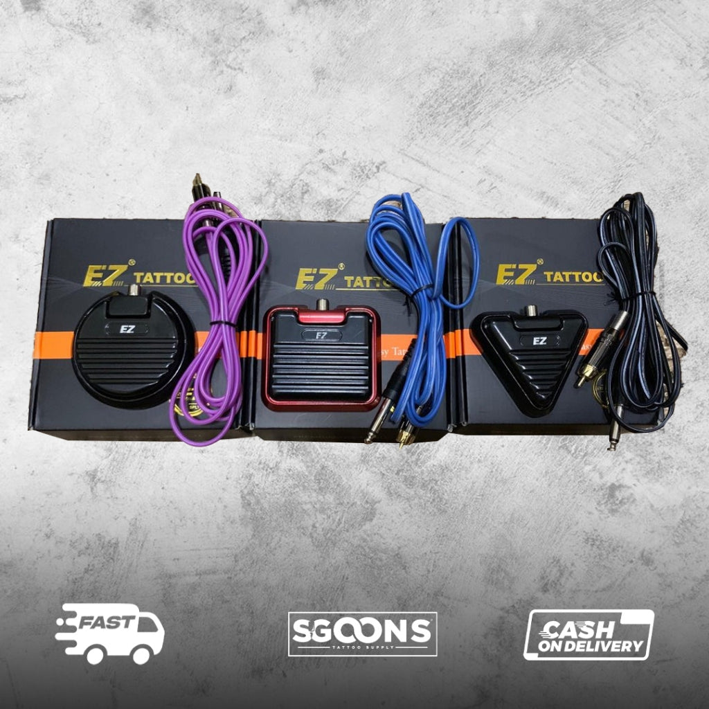 EZ Tattoo High Quality Professional Durable Heavy Duty Foot Switch | SGOONS TATTOO SUPPLY EZ Tattoo High Quality Professional Durable Heavy Duty Foot Switch | SGOONS TATTOO SUPPLY