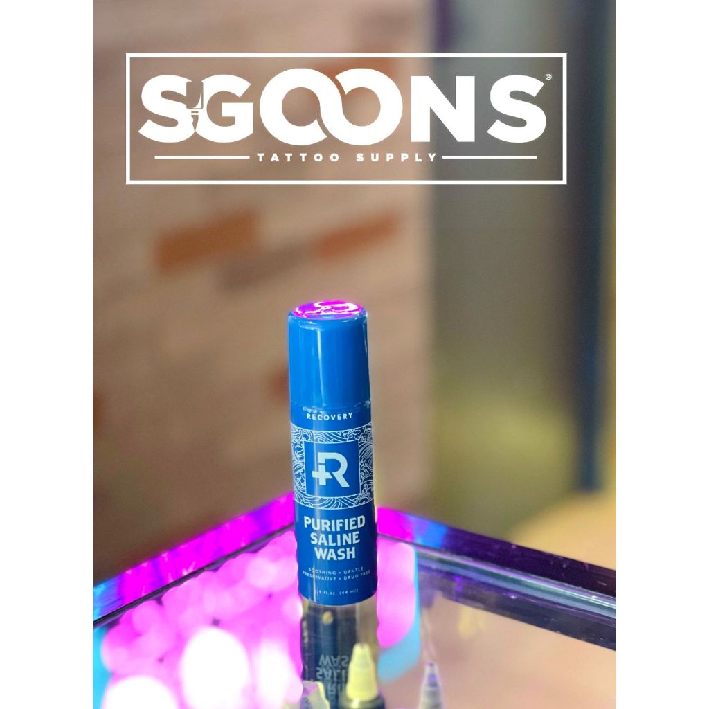 Tattoo Recovery Piercing Aftercare Saline Wash Spray | SGOONS TATTOO SUPPLY Tattoo Recovery Piercing Aftercare Saline Wash Spray | SGOONS TATTOO SUPPLY