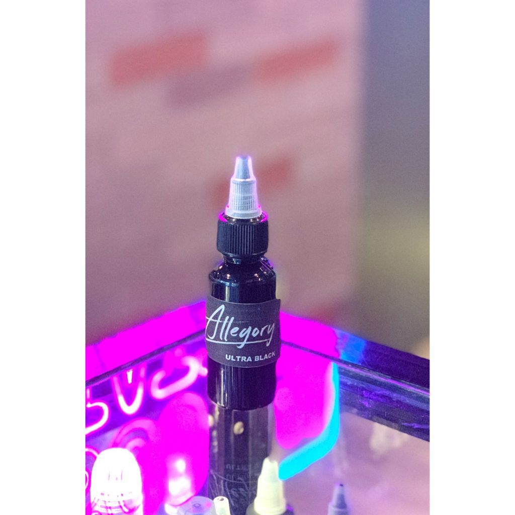Original Allegory Premium Tattoo Ink Ultra Blak Blak White 8oz 4oz 1oz 1/2oz | SGOONS TATTOO SUPPLY Original Allegory Premium Tattoo Ink Ultra Blak Blak White 8oz 4oz 1oz 1/2oz | SGOONS TATTOO SUPPLY