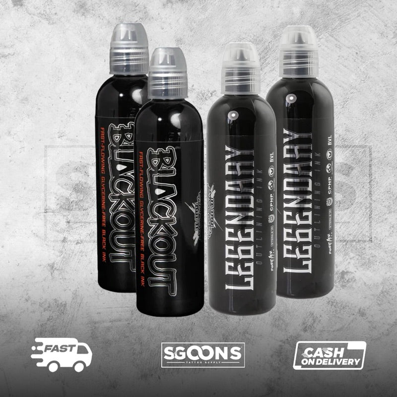 Original World Famous Legendary & Blackout Tattoo Ink | SGOONS TATTOO SUPPLY Original World Famous Legendary & Blackout Tattoo Ink | SGOONS TATTOO SUPPLY