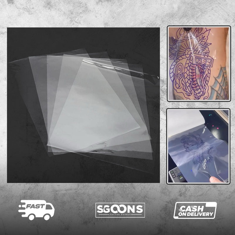 1piece Transparent Tattoo Stencil Paper Clear Stencil Thermal | SGOONS TATTOO SUPPLY 1piece Transparent Tattoo Stencil Paper Clear Stencil Thermal | SGOONS TATTOO SUPPLY
