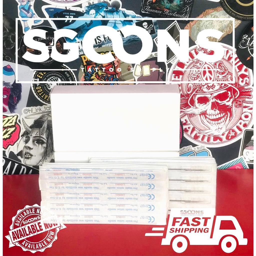 50pcs/box Assorted (Mixed Size) PINTADOS Premium Standard Tattoo (RL, RS, M1, RM) | SGOONS 50pcs/box Assorted (Mixed Size) PINTADOS Premium Standard Tattoo (RL, RS, M1, RM) | SGOONS