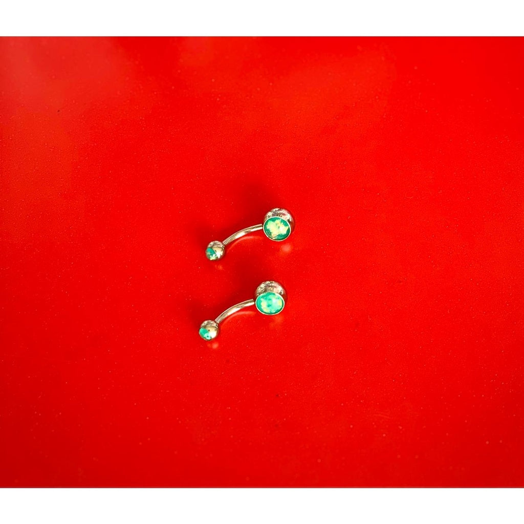 Belly Button Ring Bar Surgical Steel Crystal Navel Body Jewelry | SGOONS Belly Button Ring Bar Surgical Steel Crystal Navel Body Jewelry | SGOONS