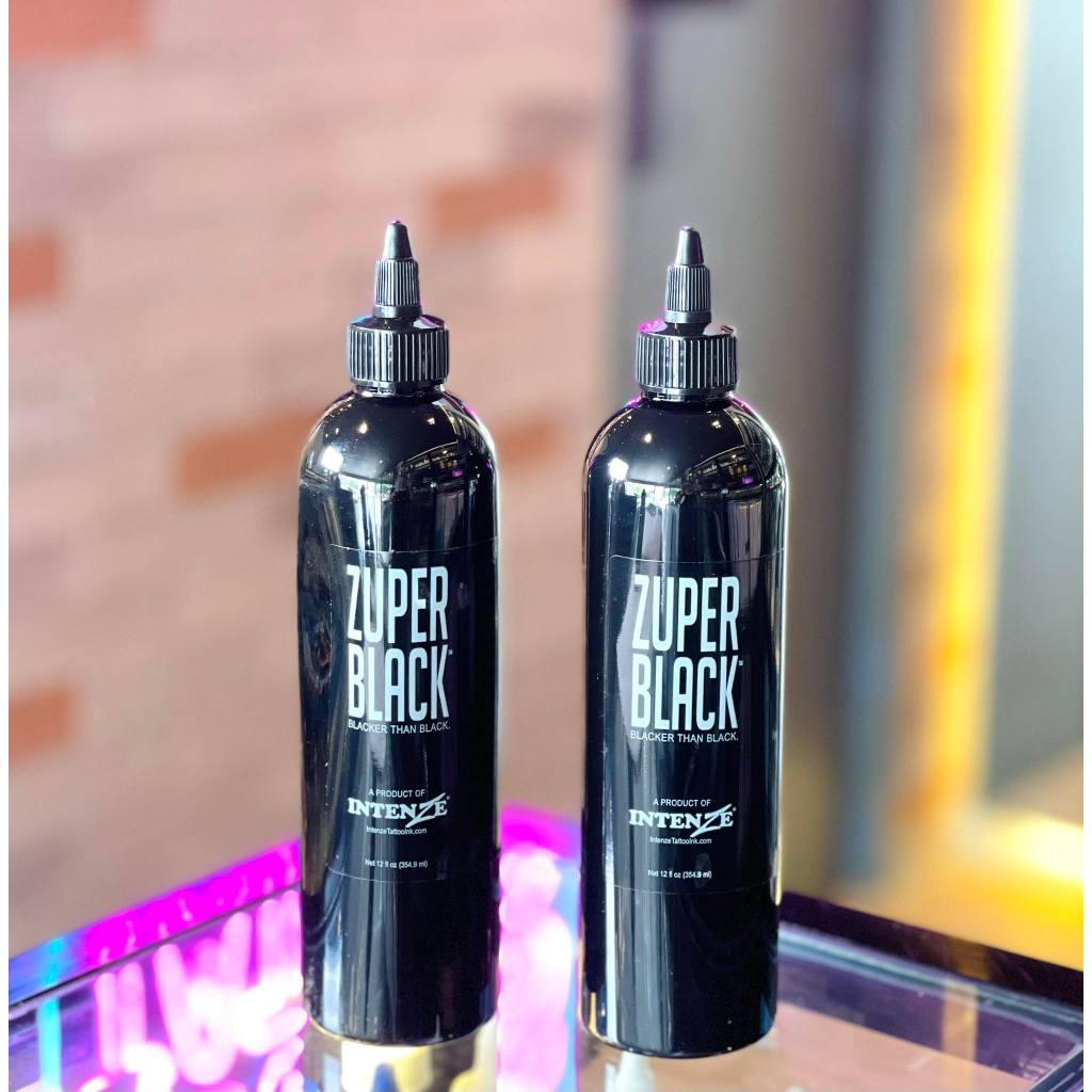 12oz Professional and Original Intenze Zuper Black Tattoo Inks Made in USA | SGOONS TATTOO SUPPLY 12oz Professional and Original Intenze Zuper Black Tattoo Inks Made in USA | SGOONS TATTOO SUPPLY