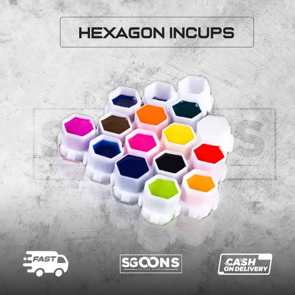 Tattoo Hexagonal InkCup Hive Ink Cup/Honeycomb | SGoons Tattoo Supply Tattoo Hexagonal InkCup Hive Ink Cup/Honeycomb | SGoons Tattoo Supply
