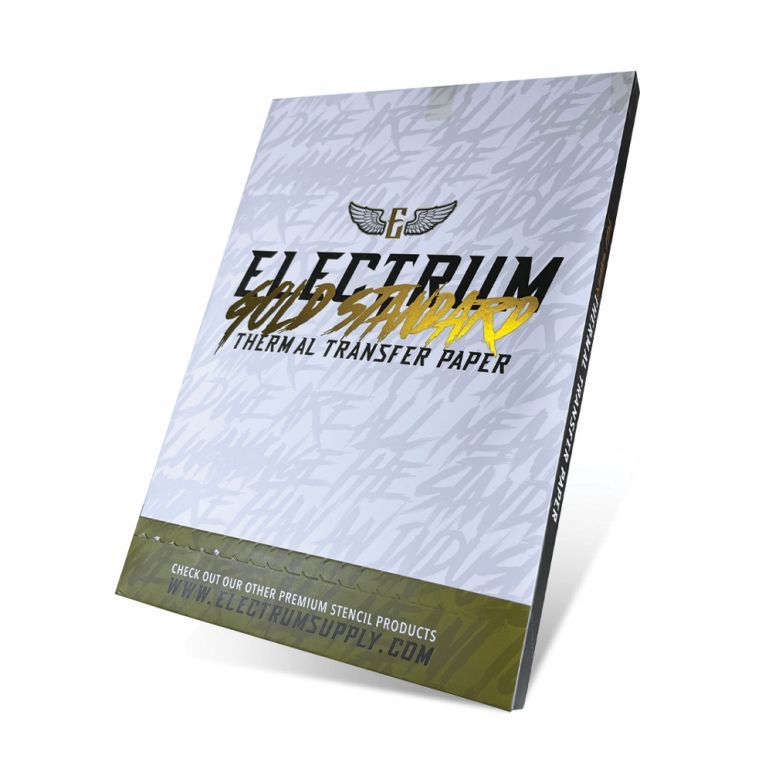 ELECTRUM GOLD STANDARD(THERMAL TRANSFER PAPER) I SGOONS TATTOO SUPPLY ELECTRUM GOLD STANDARD(THERMAL TRANSFER PAPER) I SGOONS TATTOO SUPPLY