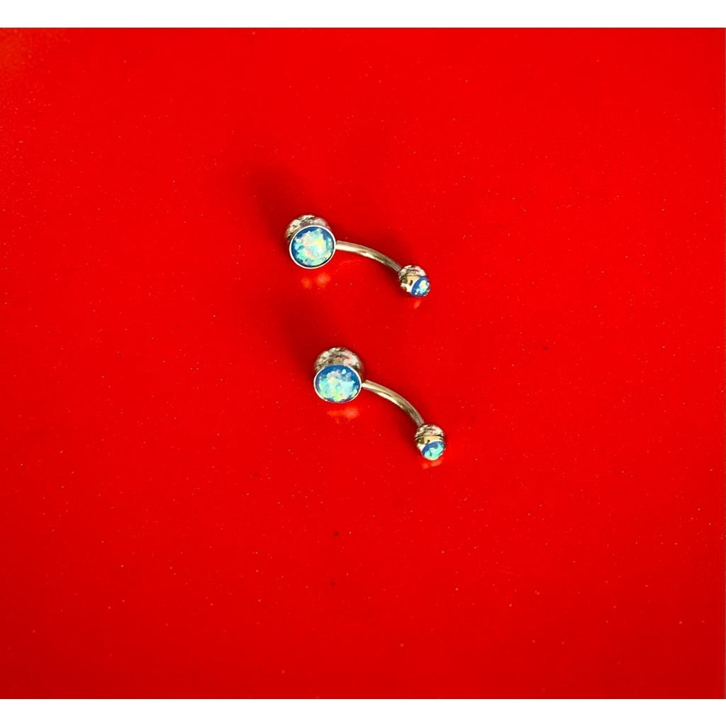 Belly Button Ring Bar Surgical Steel Crystal Navel Body Jewelry | SGOONS Belly Button Ring Bar Surgical Steel Crystal Navel Body Jewelry | SGOONS