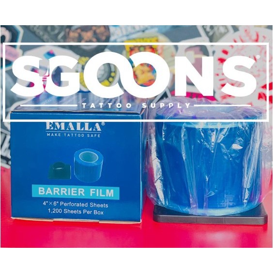 EZ BARRIER FILM & EMALLA BARRIER FILM ROLL DISPENSER I SGOONS TATTOO SUPPLY EZ BARRIER FILM & EMALLA BARRIER FILM ROLL DISPENSER I SGOONS TATTOO SUPPLY