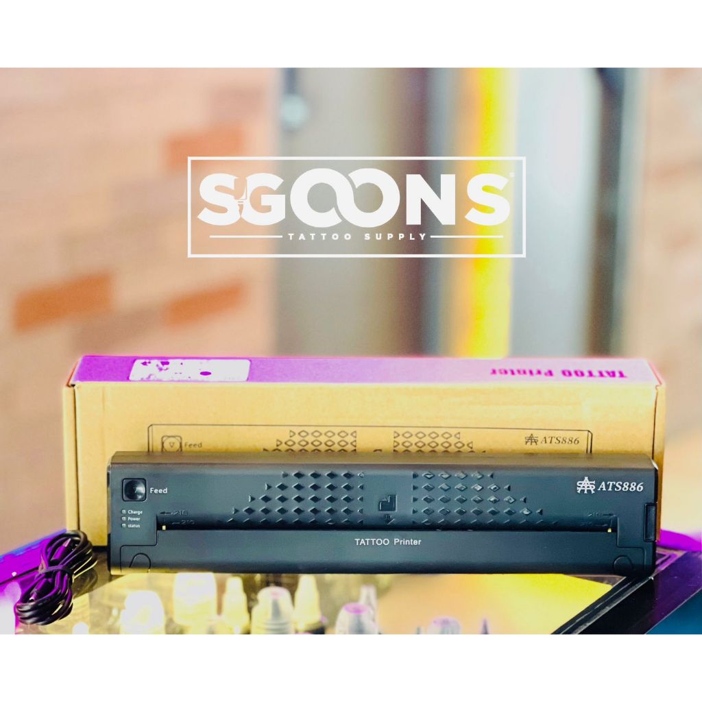 ATS886 Bluetooth Wireless Tattoo Stencil Printer | SGOONS TATTOO
