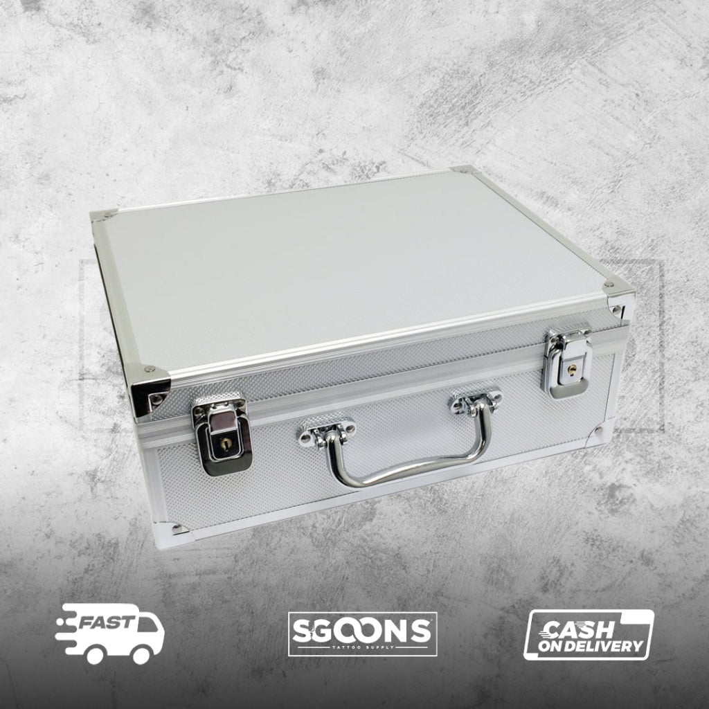 Tattoo Aluminum Machine Storage Case Carrying Box Empty Organizer | SGOONS TATTOO SUPPLY Tattoo Aluminum Machine Storage Case Carrying Box Empty Organizer | SGOONS TATTOO SUPPLY