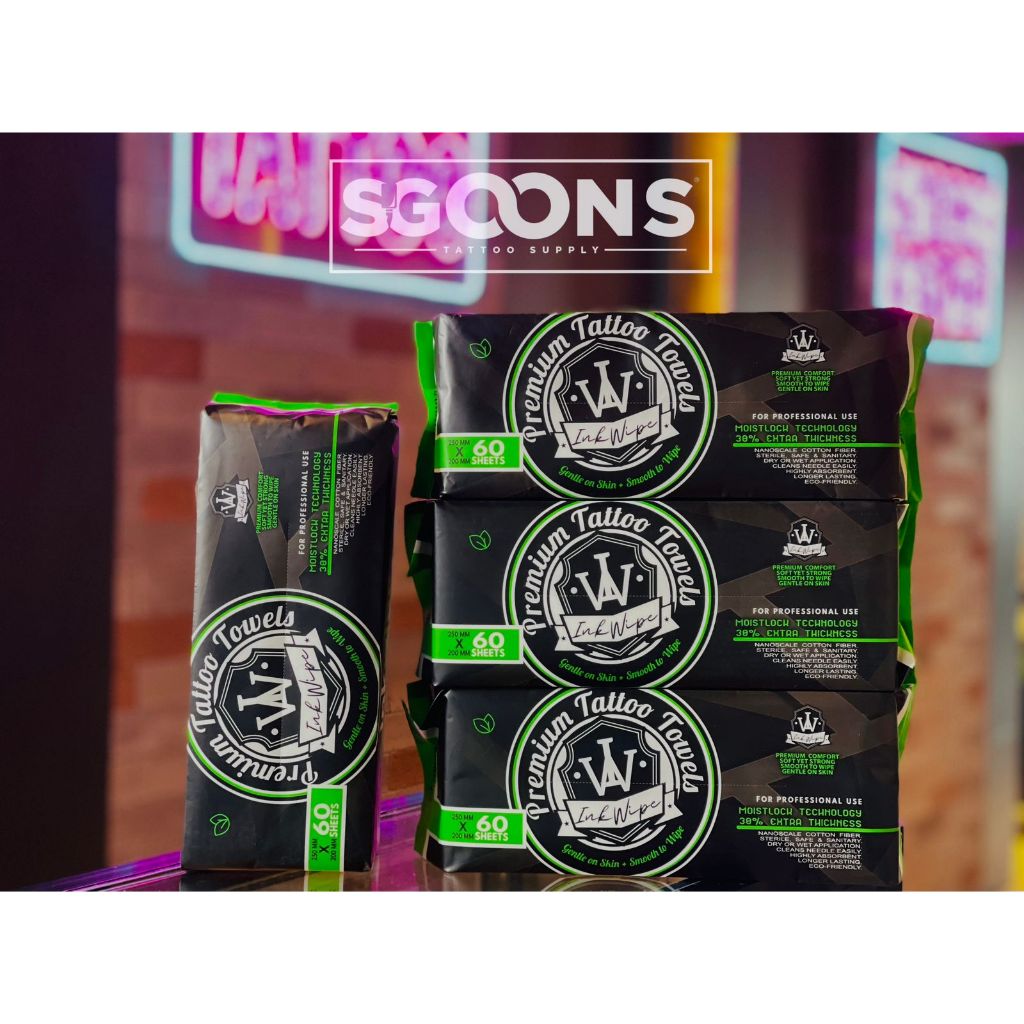 InkWipes Premium Tattoo Towels Tissue | SGOONS TATTOO SUPPLY InkWipes Premium Tattoo Towels Tissue | SGOONS TATTOO SUPPLY