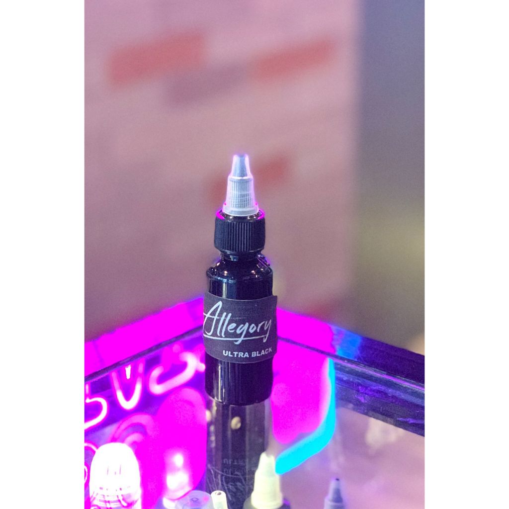 1pc (1oz & 1/2oz) Allegory Ultra Black, Black & white Made In USA Refill | SGOONS TATTOO SUPPLY 1pc (1oz & 1/2oz) Allegory Ultra Black, Black & white Made In USA Refill | SGOONS TATTOO SUPPLY