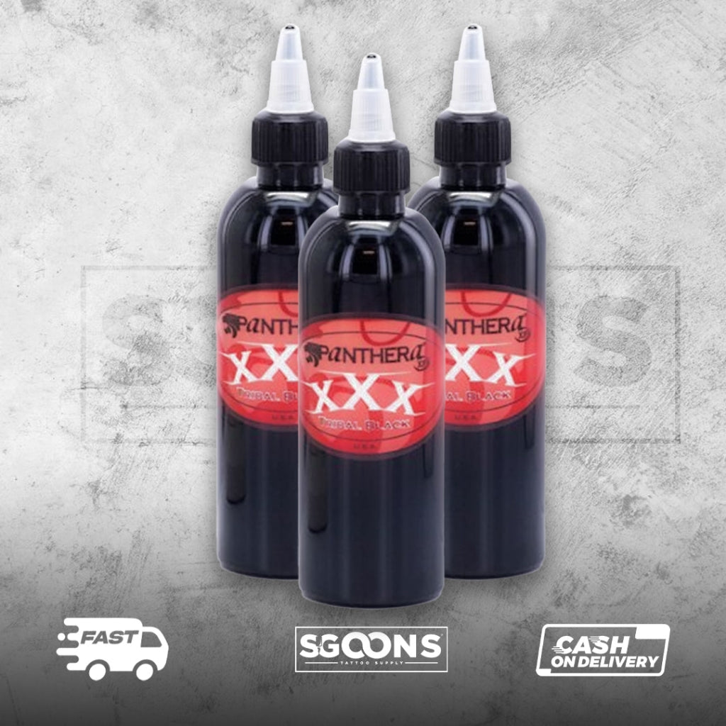 5oz Panthera Black XXX Original Tattoo Ink 1 Bottle | SGOONS TATTOO SUPPLY 5oz Panthera Black XXX Original Tattoo Ink 1 Bottle | SGOONS TATTOO SUPPLY