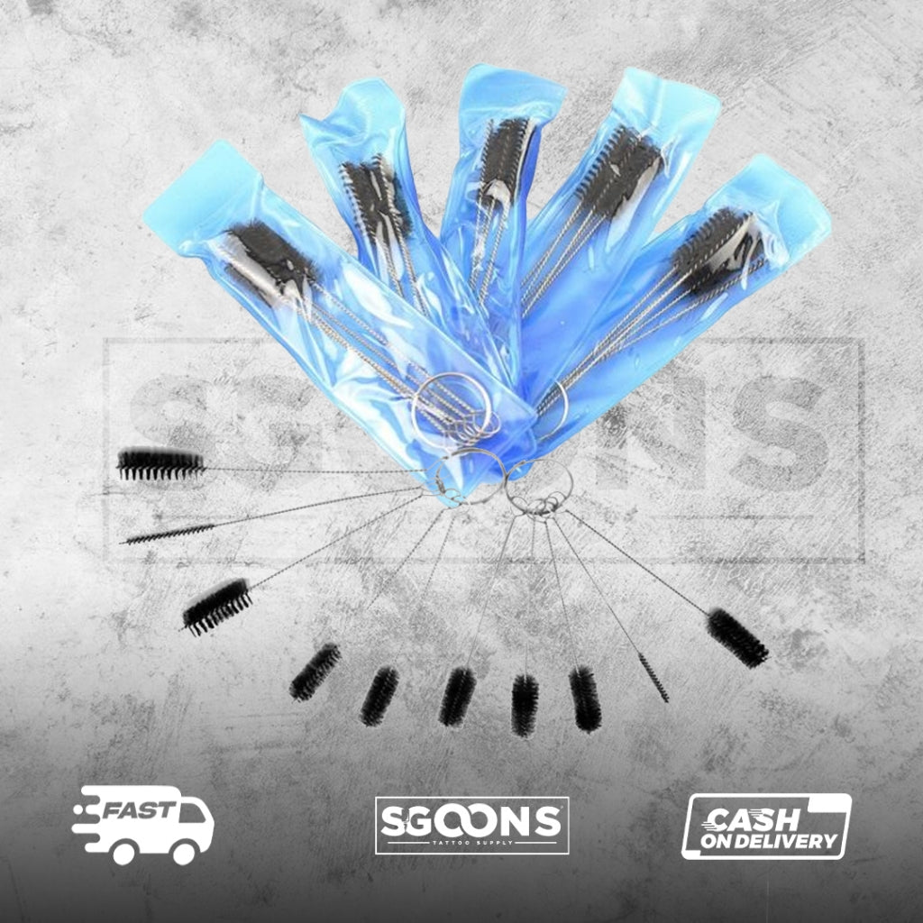 Stainless Steel Tattoo Equipment Tool Brush | SGOONS TATTOO SUPPLY Stainless Steel Tattoo Equipment Tool Brush | SGOONS TATTOO SUPPLY