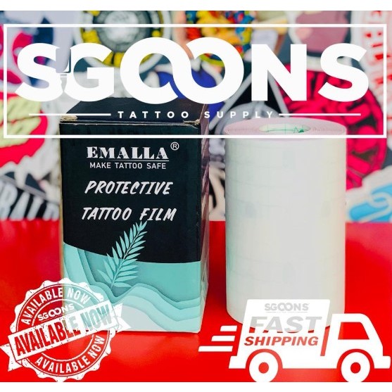 EZ PREMIUM DERM DEFENDER TATTOO & POSEIDON PLASTER & EMALLA PROTECTIVE FILM | SGOONS TATTOO SUPPLY EZ PREMIUM DERM DEFENDER TATTOO & POSEIDON PLASTER & EMALLA PROTECTIVE FILM | SGOONS TATTOO SUPPLY
