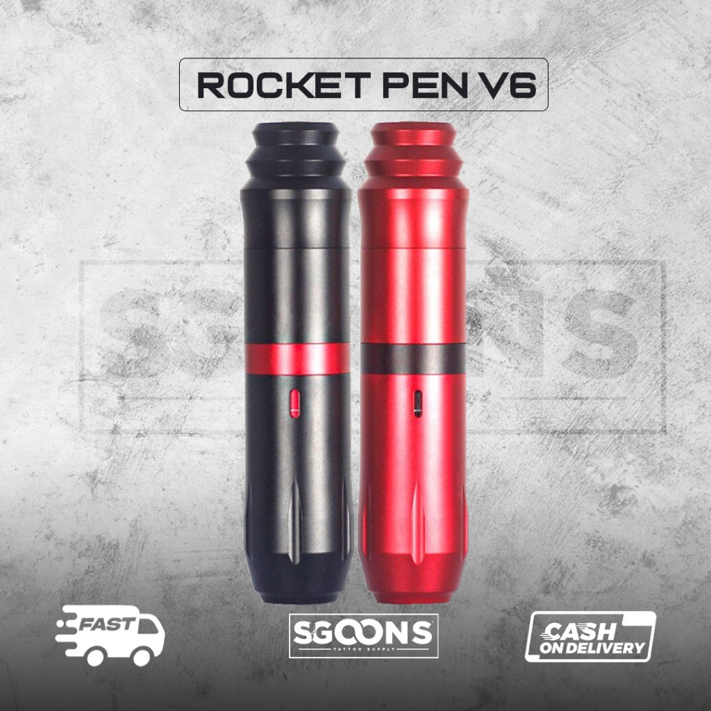New Cartridge Rocket V2 & V6 Pen Rotary Tattoo Machine