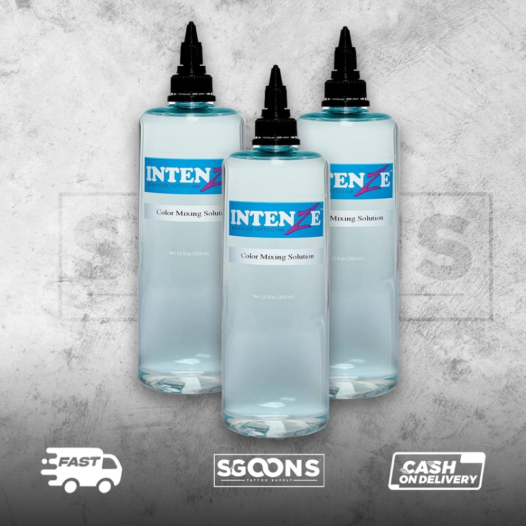 Intenze Color Mixing Solution 12oz | SGOONS TATTOO SUPPLY Intenze Color Mixing Solution 12oz | SGOONS TATTOO SUPPLY