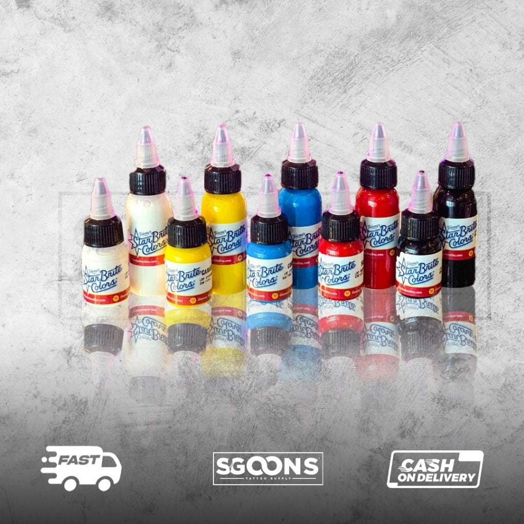 Tattoo Original Starbrite Primary Starter Color Set of 5 & 10 | SGOONS TATTOO SUPPLY Tattoo Original Starbrite Primary Starter Color Set of 5 & 10 | SGOONS TATTOO SUPPLY